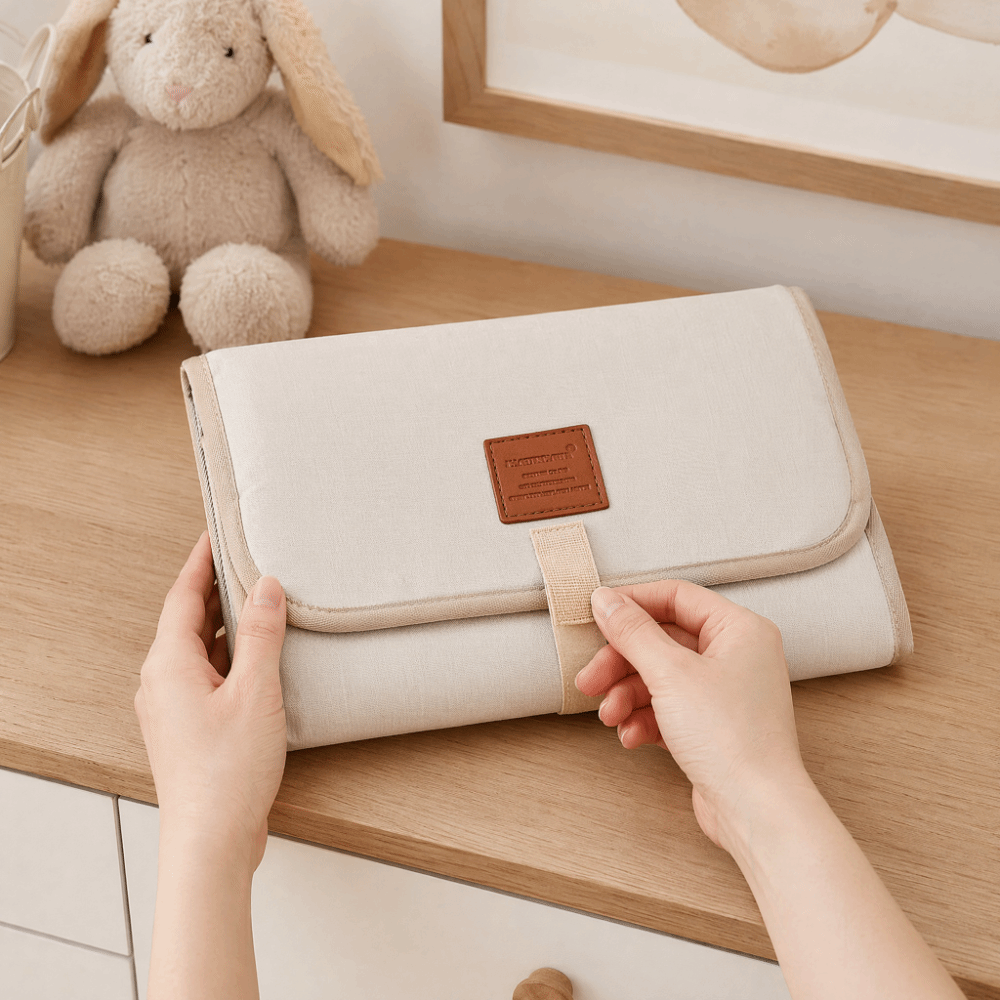 Diaper Changing Mat - Tappetino Impermeabile per Cambio Pannolini, Pieghevole