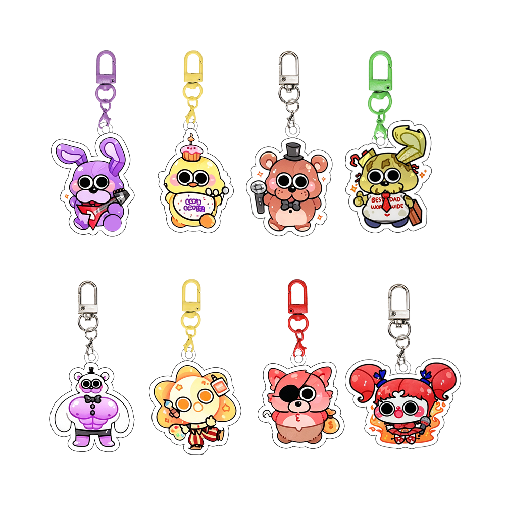 Baby Products Gift - Portachiavi in Acrilico per Gioco FNAF