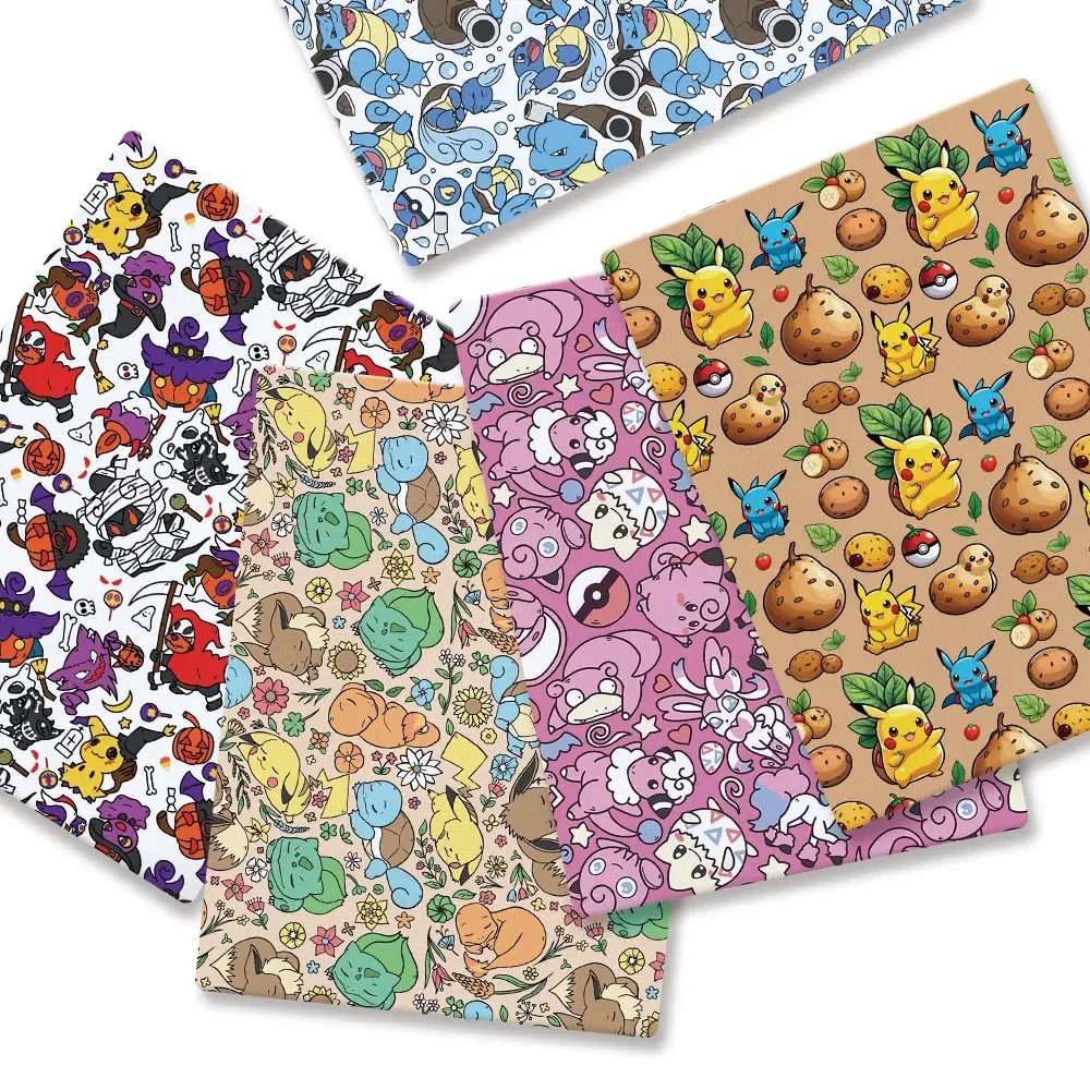 Baby Products In Japan - Pokemon Cartoon Fabric140 * 50cm Cucito