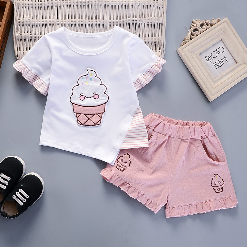 Baby Products Lotion - 1-4T vestiti per ragazza estate manica