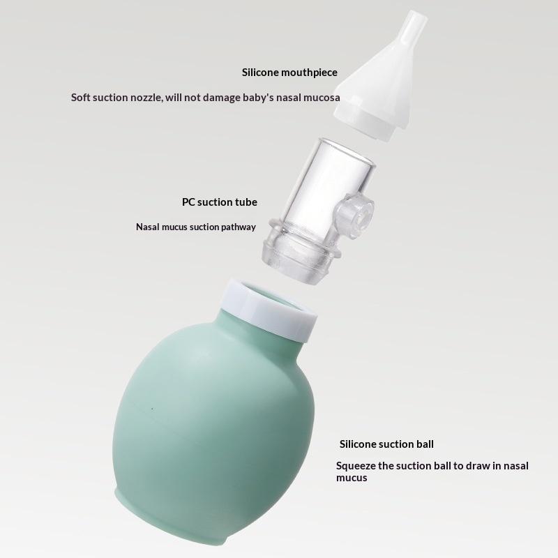 Baby Nose Cleaner - Aspiratore nasale morbido per neonati, anti-reflusso,