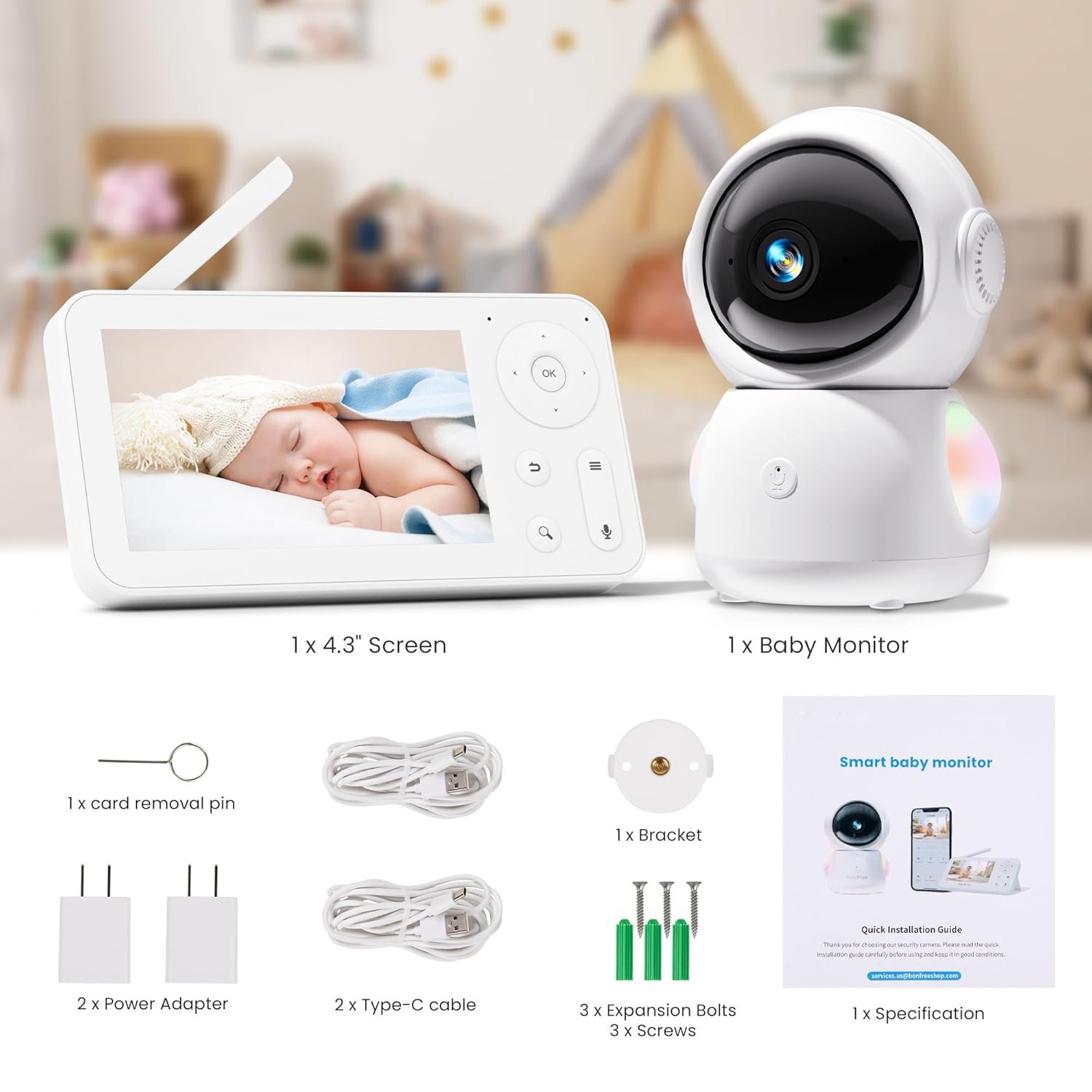 Monitor per Bambini con Scherm - Wireless Baby Monitor recensione e prezzo