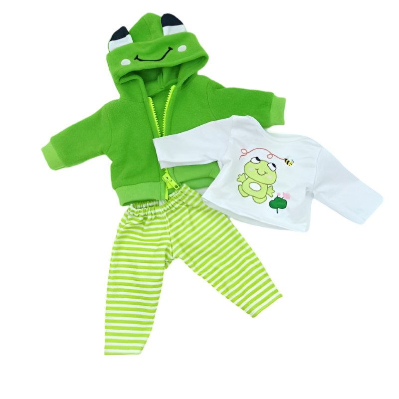 Cute Frog Suit per 38-40cm Nen - Baby Products Resale recensione e prezzo