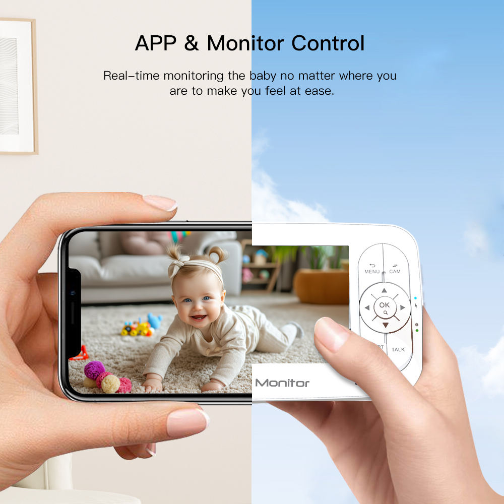 5 pollici 2MP 1080P APP teleco - Wireless Baby Monitor recensione e prezzo