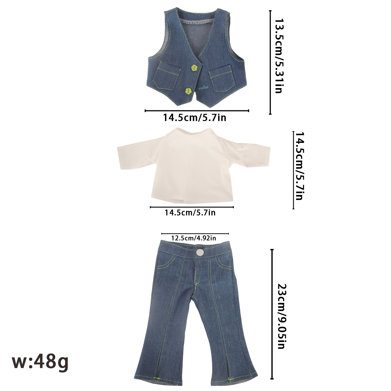 Tuta in Denim tuta + camicia t - Baby Products Resale recensione e prezzo