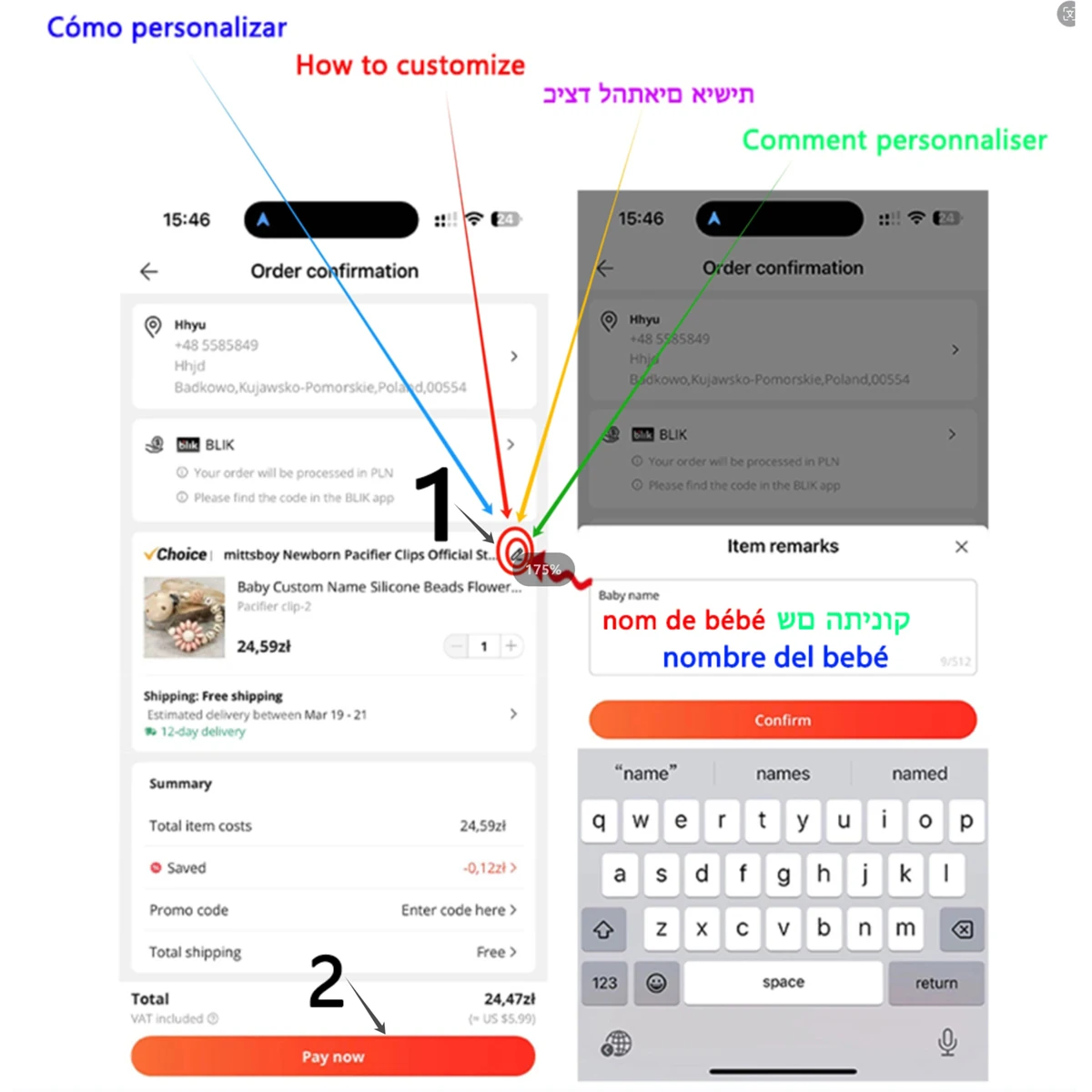 NUOVO nome personalizzato in l - Baby Products Gift recensione e prezzo